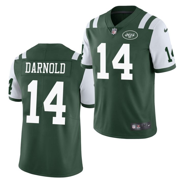 Men New York Jets #14 Sam Darnold Nike Green Vapor Untouchable Limited NFL Jersey